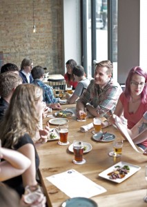 DryHop table of people