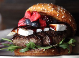 Grange Hall - Berries & Brie burger