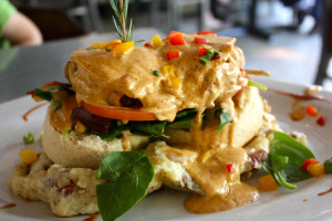 Hash House crab benedict - web