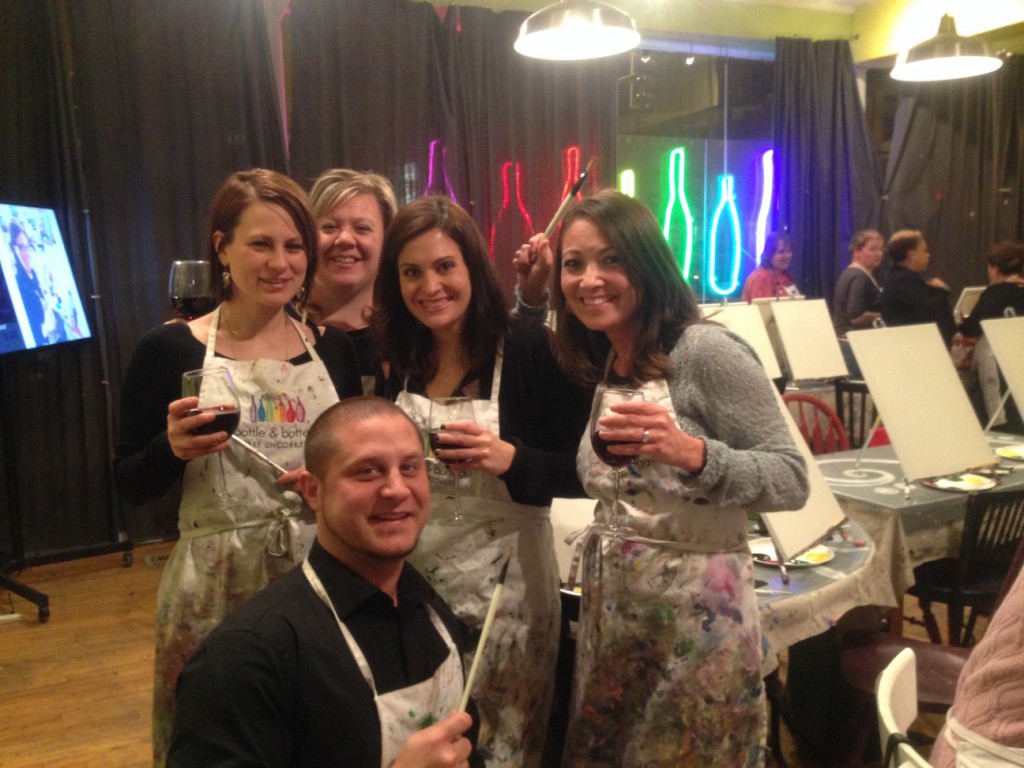 Spotlight on Bottle & Bottega Plenty of wine, laughs and the painting