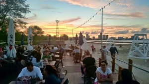 The Dock at Montrose Beach - sunset